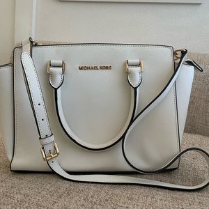 White Michael Kors handbag